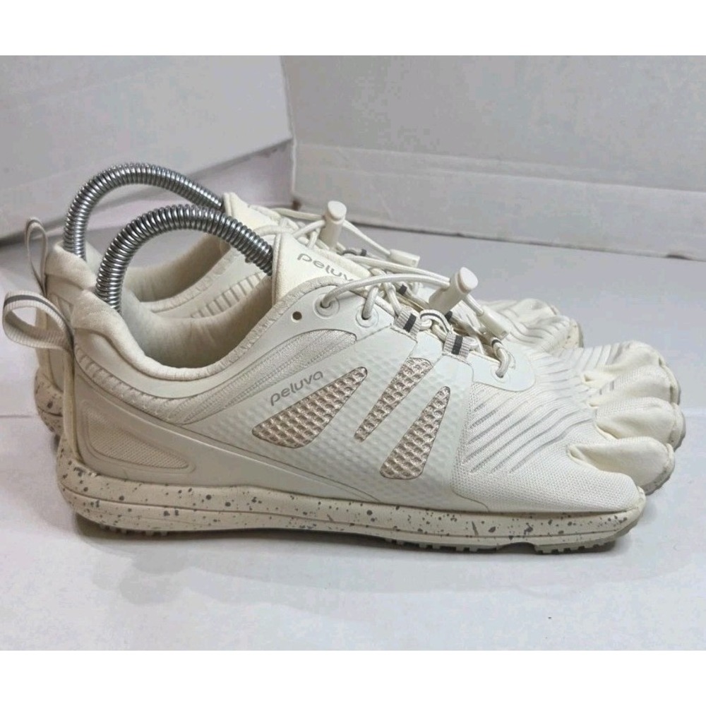 Peluva Strand ATR Womens Trail Running Shoes Ivory Barefoot Toe Sneakers 9.5